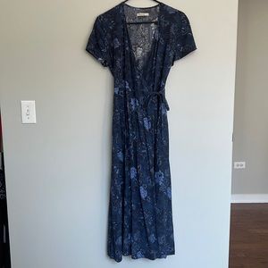 Marine Layer blue midi dress